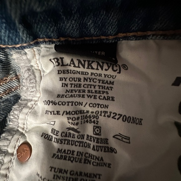 BlankNYC The Baxter Highrise Ribcage Straight - NWT - Size 32 - Picture 8 of 12